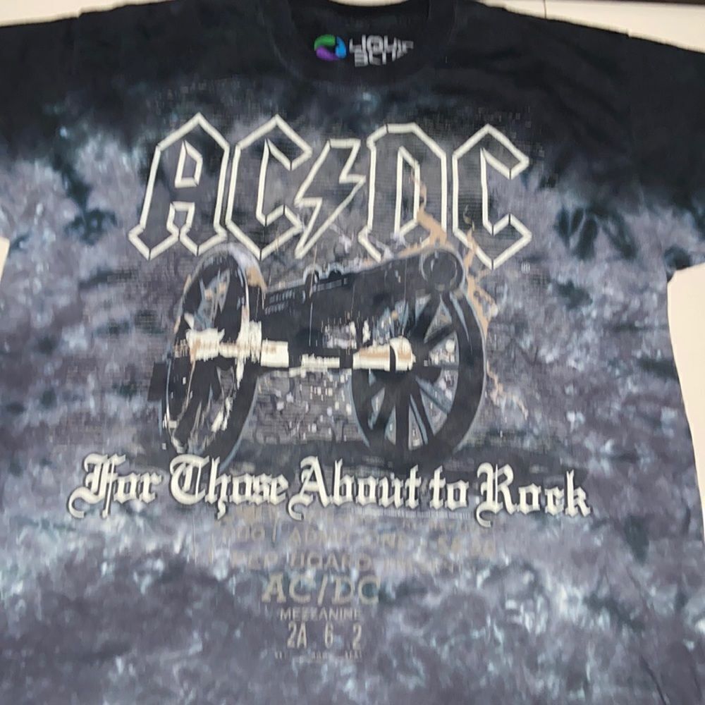 Vintage AC/DC Liquid Blue band t-shirt